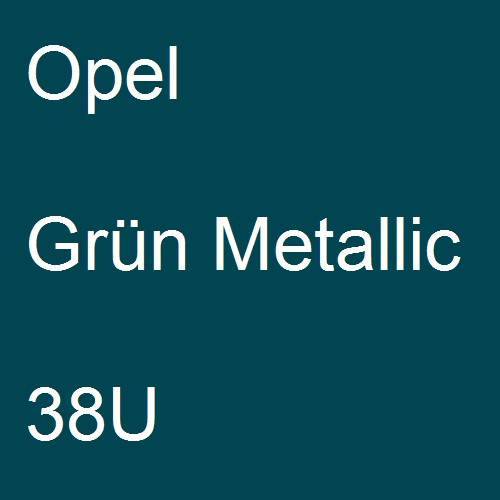 Opel, Grün Metallic, 38U.